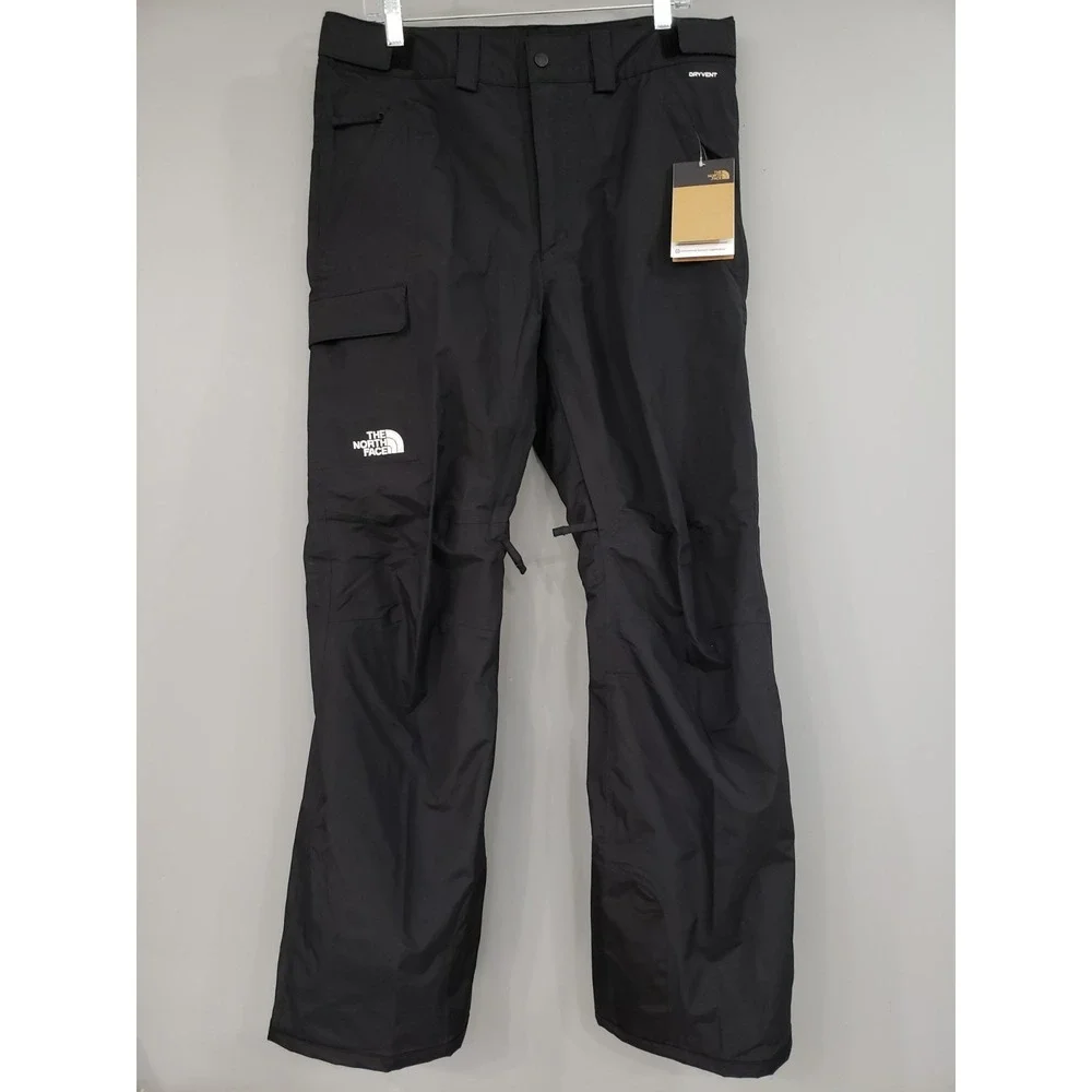NEW Mens The North Face Freedom Ski Snowboard Shell Waterproof Snow Pants Black
